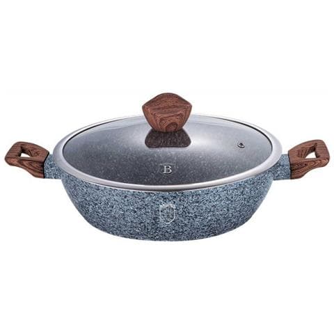 Bh-1202 Pentola Piatta In Granito - Pentolame Antiaderente Da 32 Cm - Foto 5