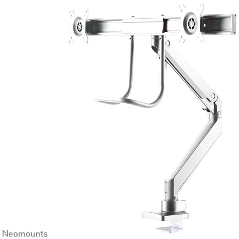 NM-D775DXWHITE Supporto da Scrivania con Maniglia e Molla a Gas per Schermi LCD /LED /TFT fino a 32" Colore Bianco - Foto 1