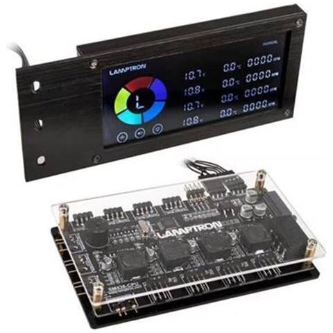 Sm436 Sync Edition Pci Rgb Lüfter Und Led Controller - Schwarz - Foto 1