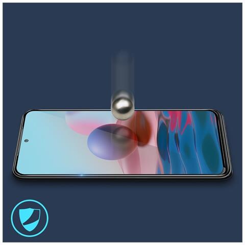 Vetro Temperato Xiaomi Redmi Note 10 / 10s Protezione Estrema Contorni Neri - Foto 10