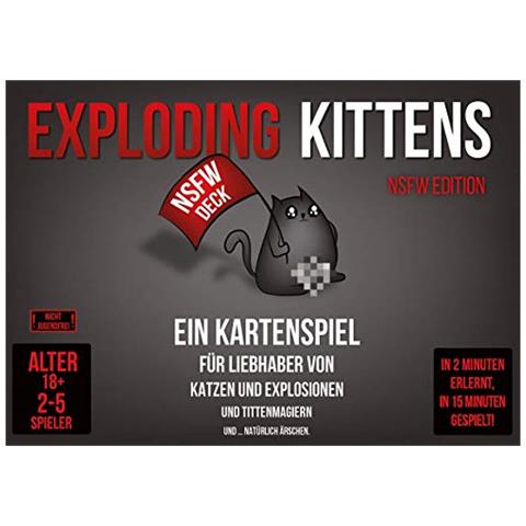 Exploding Kittens NSFW Edition Gioco di probabilità - Foto 2