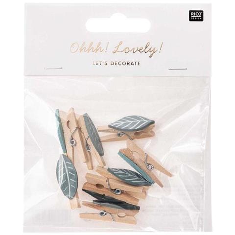 8 Clip Decorative - Foglie Verdi - Foto 1