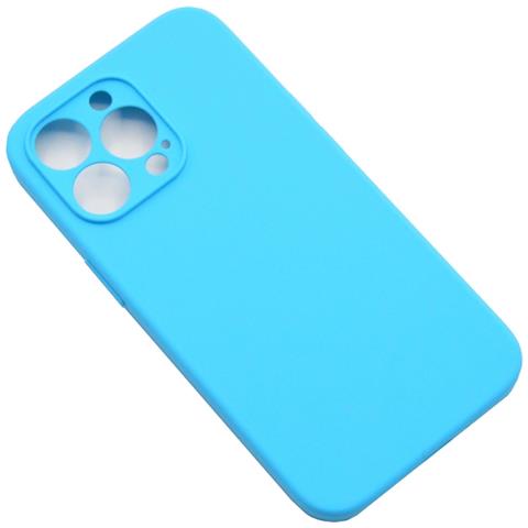 Custodia Tpu Silicone Lite Cover Soft-case Per Apple Iphone 13 Pro Light Blue - Foto 1