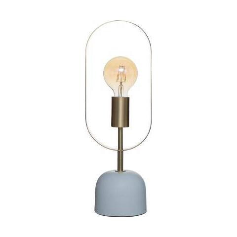 Lampada Da Tavolo Edi, Altezza 44 Cm, Cornice Oro - Foto 5