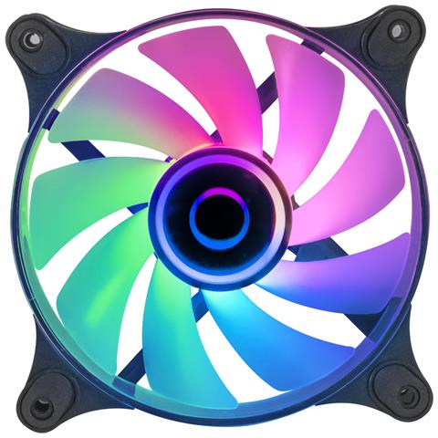 MF3D sistema di raffreddamento per computer Case per computer Ventilatore 12 cm Nero 1 pz - Foto 2