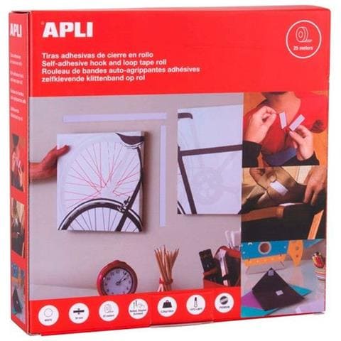 Nastro Biadesivo Apli Bianco 10 Kg (20 Mm X 25 M) - Foto 1