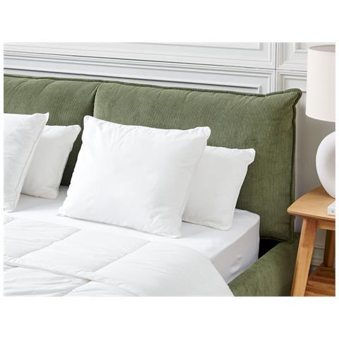 Guanciale Basso Poliestere Bianco 50 X 60 Cm Triglav - Foto 1