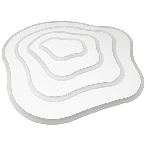 Plafoniera Led Luce Calda 59 W Lampadario A Soffitto Moderno Effetto Onda Pn28bc - Foto 2