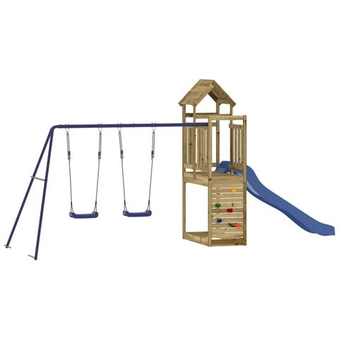 Set Da Gioco Da Esterno In Legno Di Pino Impregnato - Foto 1