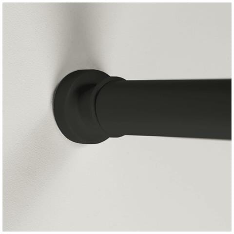 Asta Telescopica Per Tenda Da Doccia 125-220 Cm Nera - Foto 3