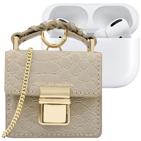 Borsa Mini Per Airpods Any Generation Modello Cleo Con Tracolla Regolabile, Beige - Foto 1