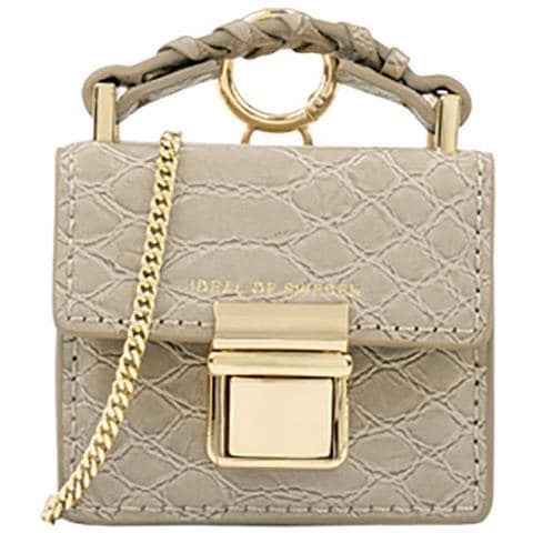 Borsa Mini Per Airpods Any Generation Modello Cleo Con Tracolla Regolabile, Beige - Foto 2