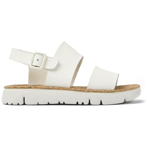 Lasted Sandals White Natural Sandali Pelle Di Mucca Scarpe Donna Bianco Eu 38, K201038-015 - Foto 2
