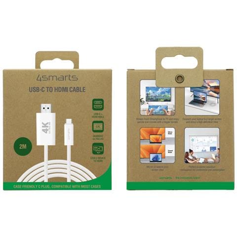 540955 cavo HDMI 2 m USB C HDMI tipo A (Standard) Bianco - Foto 2