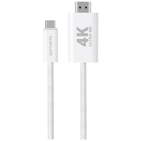 540955 cavo HDMI 2 m USB C HDMI tipo A (Standard) Bianco - Foto 4