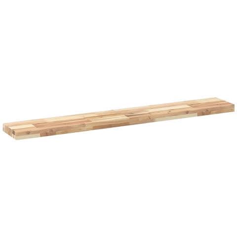 Ripiano A Parete 120x20x4 Cm Legno Massello Acacia Non Trattato - Foto 3