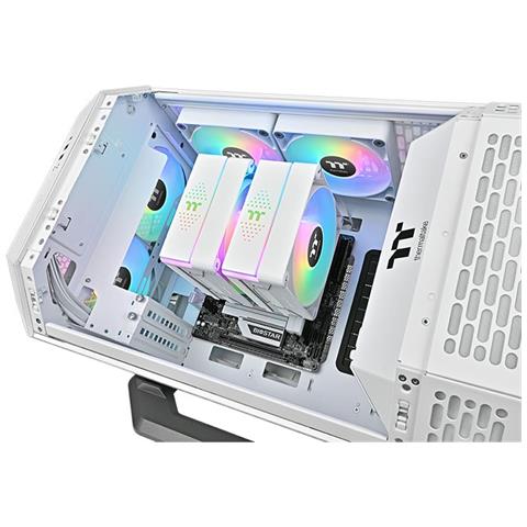 Dissipatore CPU ad Aria ASTRIA 600 per Socket Intel e AMD 12 cm Bianco - Foto 6