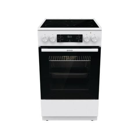 Cucina Elettrica GEC5C41WG 4 Zone Cottura Forno Elettrico Multifunzione Ventilato Classe A Dimensioni 50 x 59.4 cm Colore Bianco - Foto 1