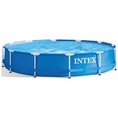 Piscina Fuori Terra - In Giro - 366x366x76 Cm - Blu - Include Accessori Coordinati Cb94 - Foto 2
