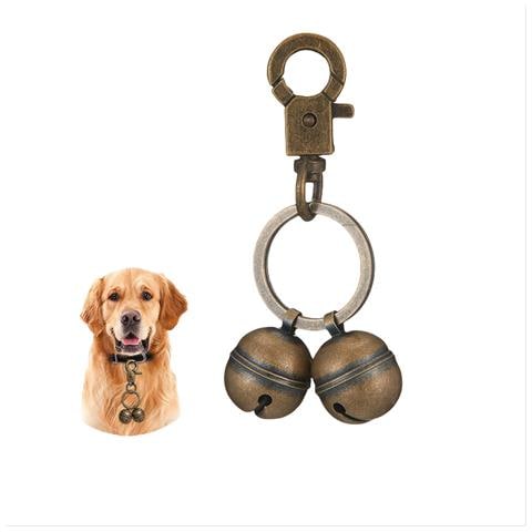Elegante Campanello Per Animali Domestici Per Collari E Accessori Per Esterni Brown - Foto 1