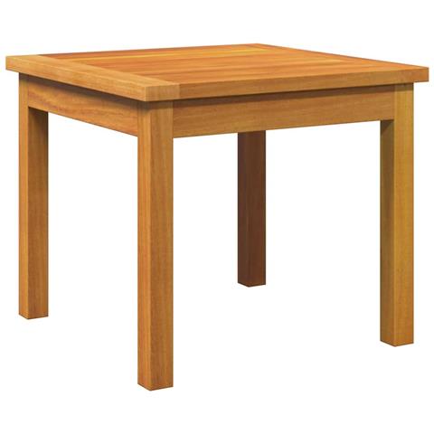 Tavolino  45x45x38 cm in legno massello di acacia - Foto 1