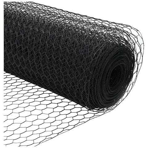 Recinzione Esagonale  Grigio 1.4x25 m Acciaio, Pali per Recinzione  13 pz Grigio Ø32 mm 190 cm Acciaio Zincato - Foto 9