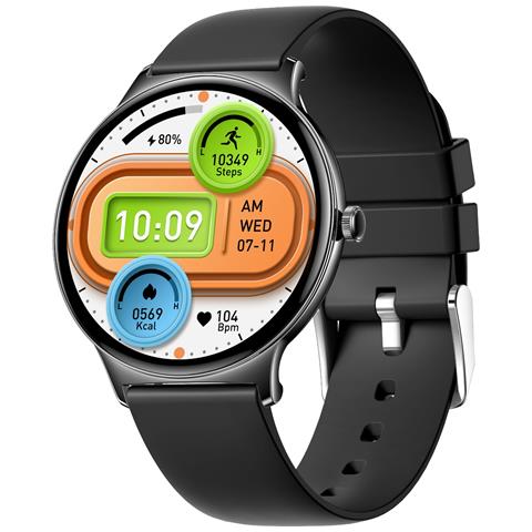 Smartwatch Multifunzione Con Monitoraggio Della Salute E Bluetooth Per Chiamate Black - Foto 1