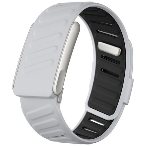 Cinturino In Silicone Per Bracciale Compatibile Con Whoop Watch 5.0, Resistente E Confortevole Con Fibbia In Lega Di Zinco Light Grey + Black - Foto 2