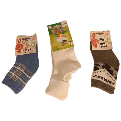 Set Di 3 Paia Di Calzini Da Neonato Resistenti Caldi Vari Colori - Foto 1