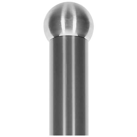 Portarotoli Di Carta Assorbente In Acciaio Inox Con Asta Laterale Di Sostegno, Argento - Foto 2