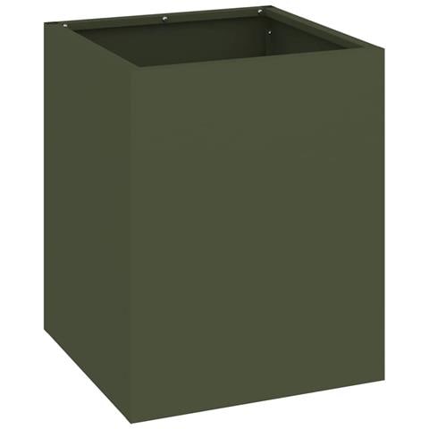 Vaso da giardino Oliver verde 32 x 32 x 40 cm - Foto 1