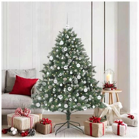 Albero di Natale artificiale con 300 LED Verde 180 cm - Foto 2