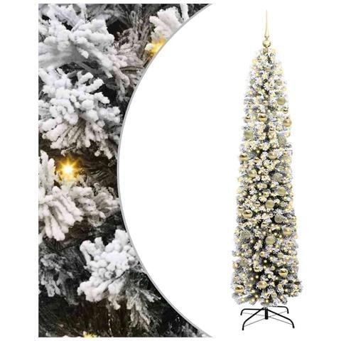 Albero di Natale artificiale con 300 LED Verde 210 cm - Foto 1