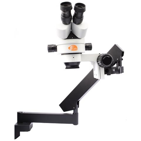 Mikroscopio Stereoscopico Trinoculare Neptune Pro Msnp-t-wdms1 - Testa Trinoculare, Zoom 7x-45x | Oculare Wf10x / 20, Illuminatore 56xled | Uso Professionale - Foto 2