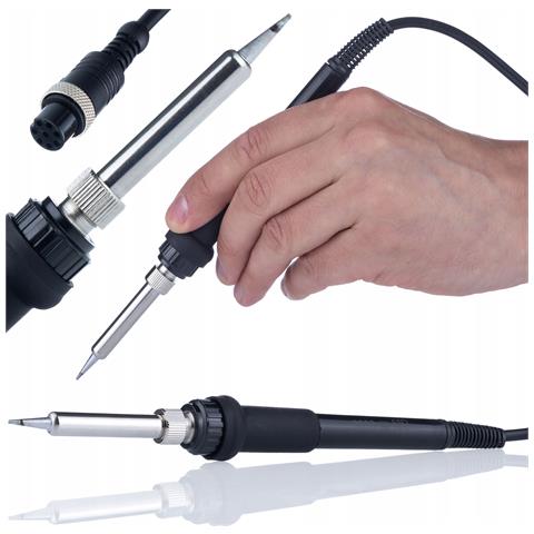 Stazione Saldante 2 In 1 Orange Husky Oh660 - 660w, Display Led, Set Completo Per Saldatura Plastica | Versatilità E Precisione - Foto 8