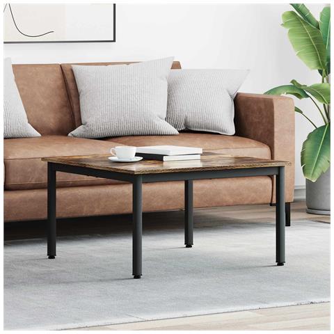 Tavolino da salotto Quercia Fumosa 80 x 80 x 45 cm - Foto 2