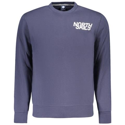 FELPA BLU CON ZIP PER UOMO - Colore: Blu, Taglia: L - Foto 1
