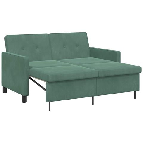 Divano letto Verde Mare Tessuto - Foto 1
