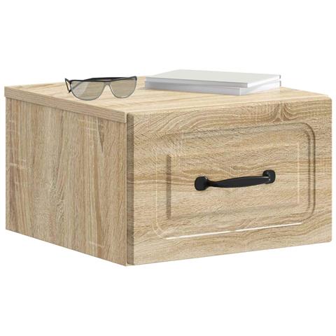 Mobiletto da notte a muro Rovere Sonoma 34,5 x 33 x 20 cm - Foto 2