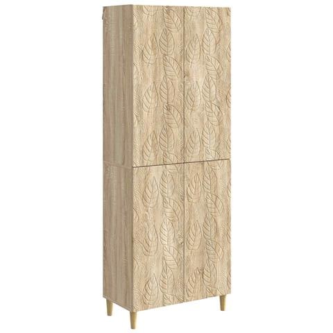 Set di armadi 2 pcs Rovere Sonoma Legno ingegnerizzato - Foto 1