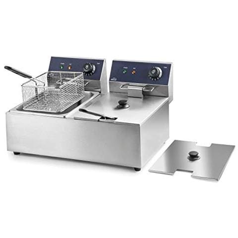 69466 69466-Friggitrice elettrica doppia professionale 2500 W (x2), 12 L / 6'00 L x 2, - Foto 1