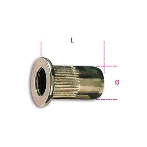 75Pz Rivetti Rame Maurer in Blister 3,8x7 mm Cf