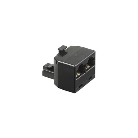 RJ-45 Adapter RJ-45 M 2x RJ-45 FM Nero cavo di interfaccia e adattatore - Foto 1