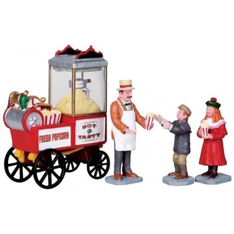 Venditore Di Popcorn - Popcorn Seller, Set Da 4 - Foto 1