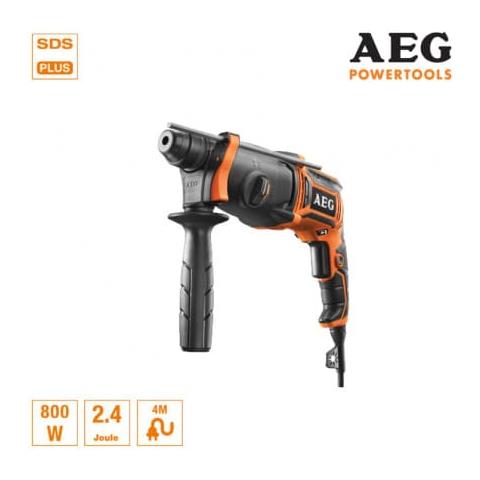 Puncher Chevilleur Aeg Sdsplus 800w 2,4 Joule Bh 24ie - Foto 2