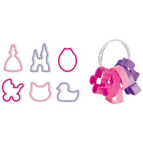 Set 6 Tagliabiscotti X Bambine In Anello Delicia Kids - Foto 2