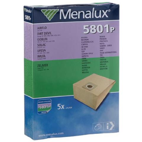 9001962126 Sacchetti Di Carta Compatibili 5801p Per Aspirapolvere Goblin, Ufesa E Zelmer - Foto 1