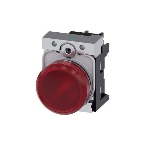Indicatore Luminoso Rosso Led 24v 22mm 3su11526aa201aa0 - Foto 1