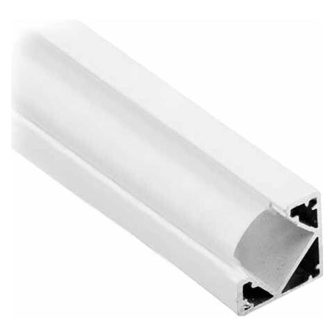 V-tac Vt-8114-w Profilo In Alluminio Bianco Angolare Da 2m Milky Cover Per Striscia Led - Sku 3364 - Foto 1
