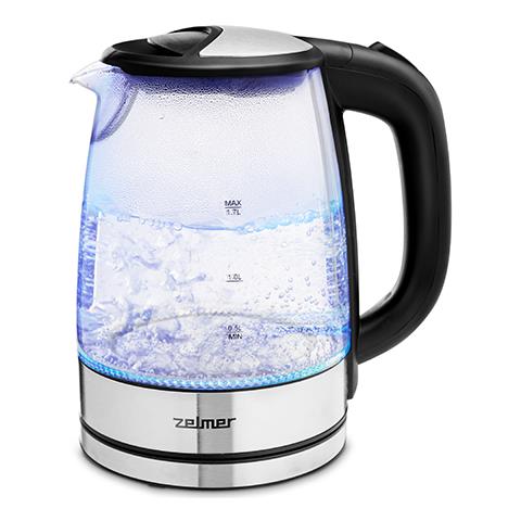 ZCK8024 bollitore elettrico 1,7 L 2200 W Nero, Trasparente - Foto 3